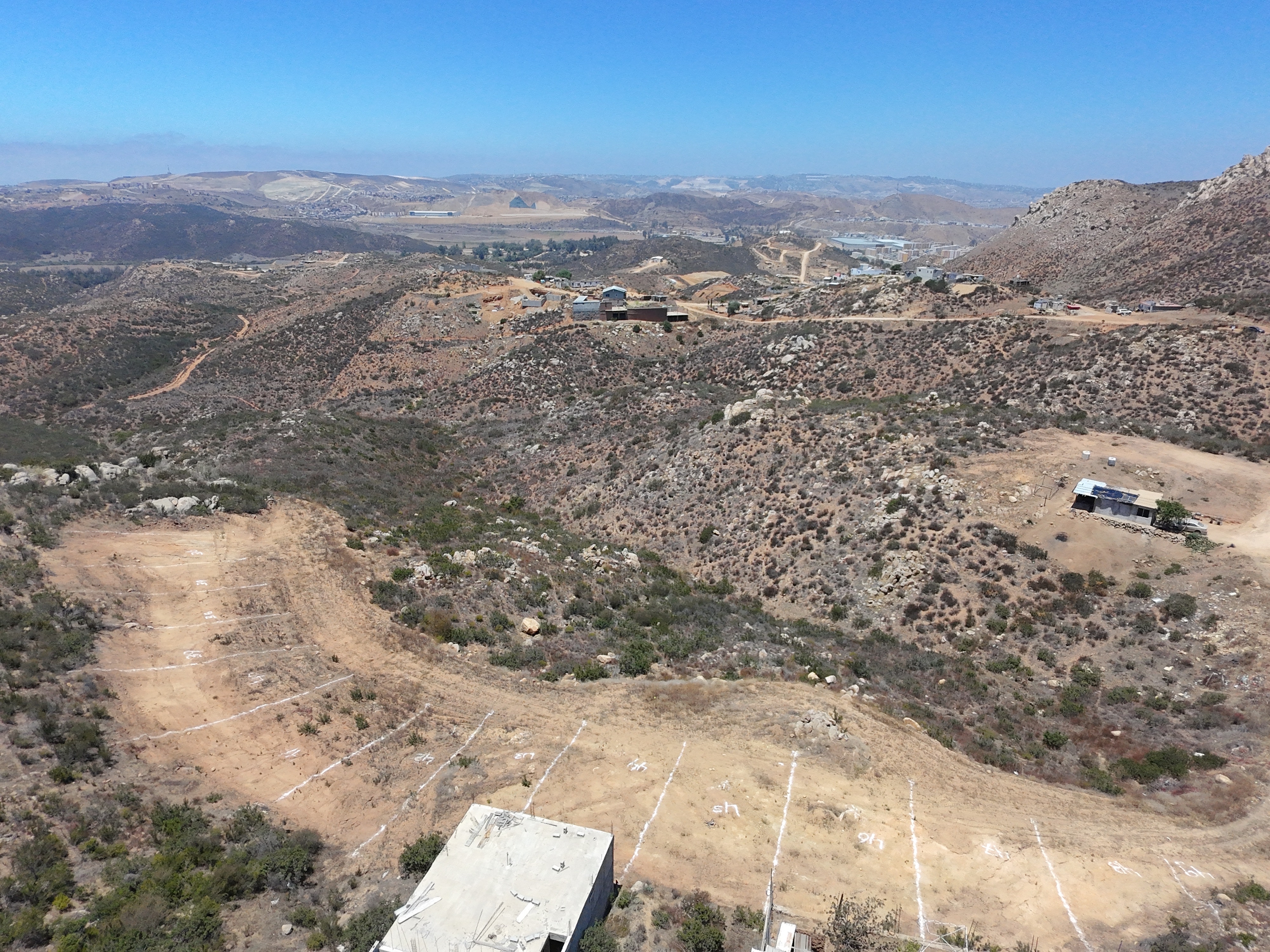 Vista aérea del desarrollo Cuero de Venado, Tijuana